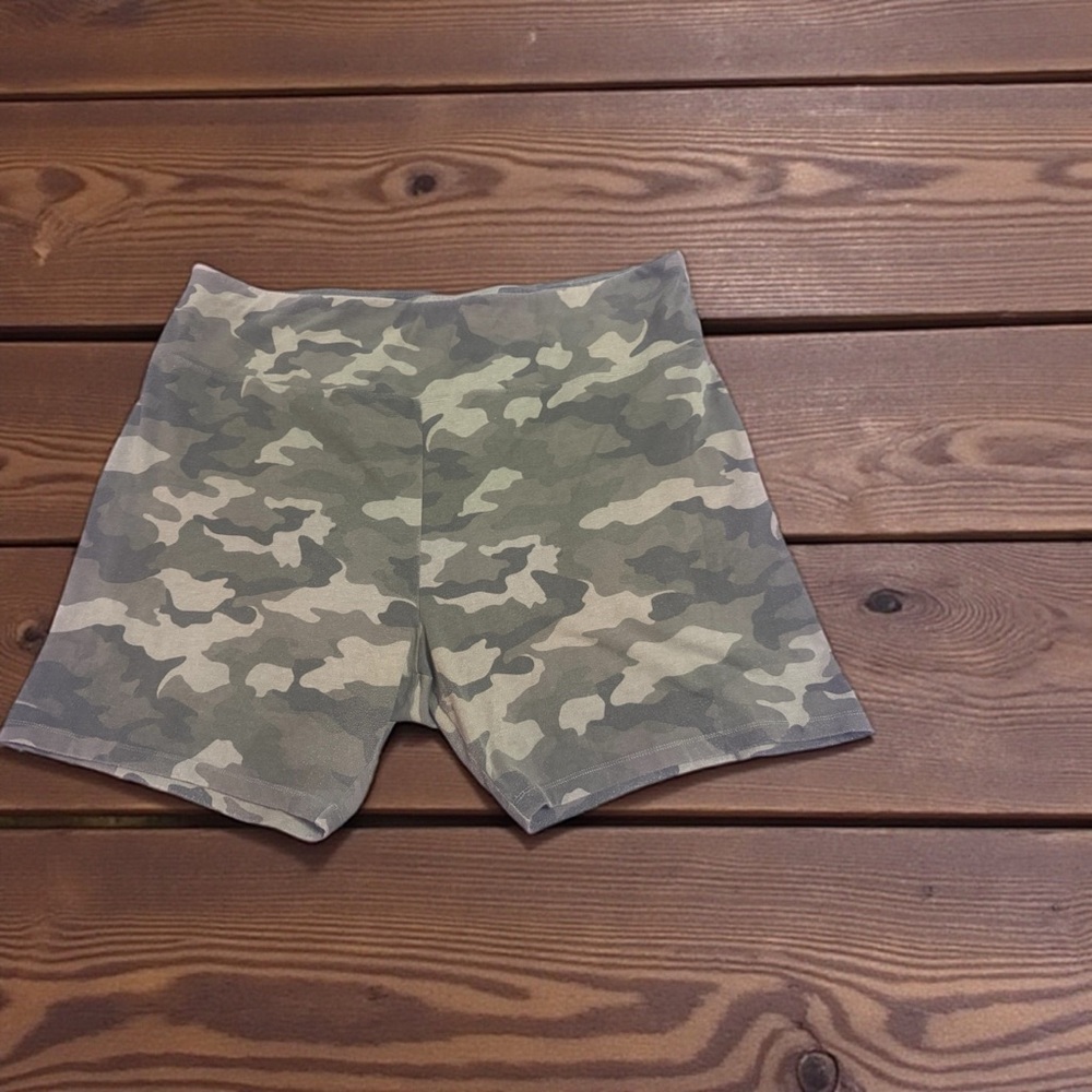 🌿 Sonoma Camo Bike Shorts 3X | Stretchy & Comfy 🌿